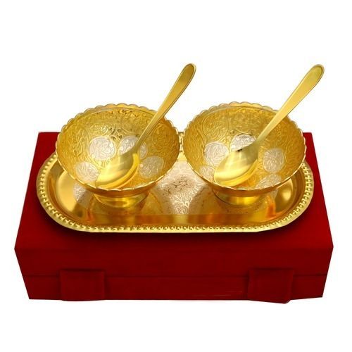 Gold Plated Bowl Set