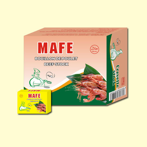Shrimp Crevette Flavour 10g Mafe Halal Stock Cube/ Bouillon Cube