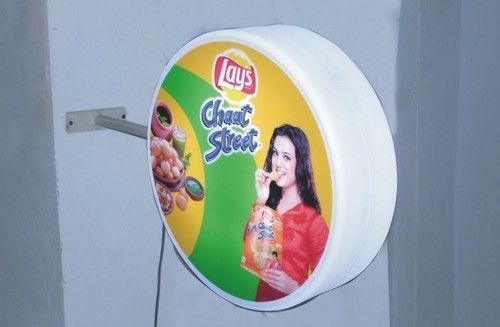 Advertising Lollipop Display Flange