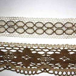 Brown Custom Designer Georgette Laces