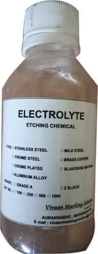 Electrolyte Etching Chemical Stainless Steel Z Black