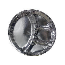 Compartment Disposable Silver Plate