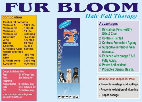 Fur Bloom Hair Fall Coat Conditioners For Animals