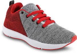 Red and Grey Sport Shoes