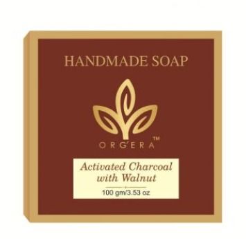 Handmade Butter Soap Activated Charcoal With Walnut