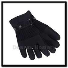 Black Woolen Hand Gloves