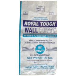 White Wall Putty Packaging Bags