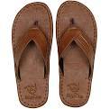 Brown Color Leather Slippers