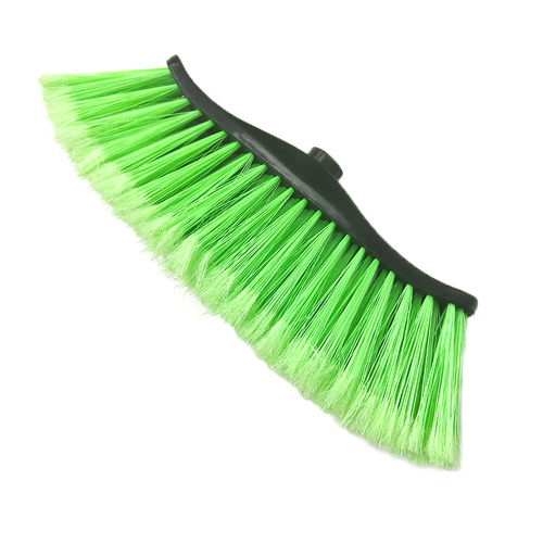 Household Cleaning Broom Head With Plastic Bristle