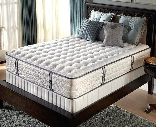 bed white mattress luxury