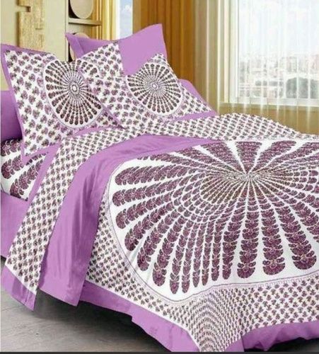 Pink Multicolor Bed Sheet