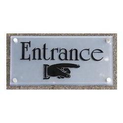 Sturdy Construction Acrylic Sign Board