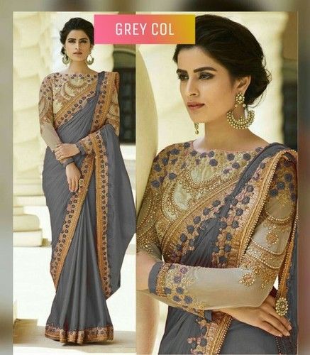 branded party wear saree