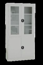 Half Glass Swing Door Cupboard