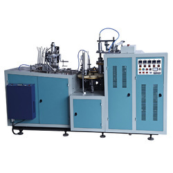 Blue High Speed Paper Cup Making Machine
