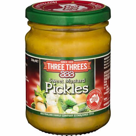 Sweet Mustard Pickles