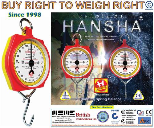 Weighing Scale 100 Kg (Hansha) Accuracy: 150 Mm Dial Mm