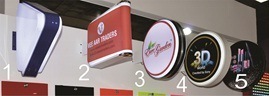 Lollypop & Aluminium Display Flange By MW Advertising