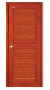 Red Color Solid Pvc Doors