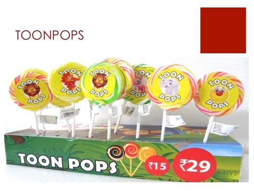 Cartoon Toonpops Swirl Lollipops