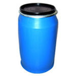 Blue Plastic Barrels