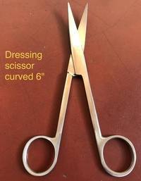 Dressing Scissor Curved