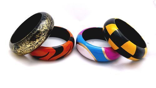 Eye Catching Design Wooden Bangles