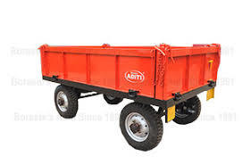 Rugged Structure Tractor Trolleys