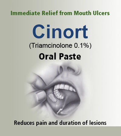 Mouth Ulcer Cinort Oral Paste Dental at Best Price in New Delhi | Apple ...