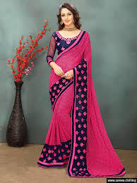 Pink Color Designer Saree