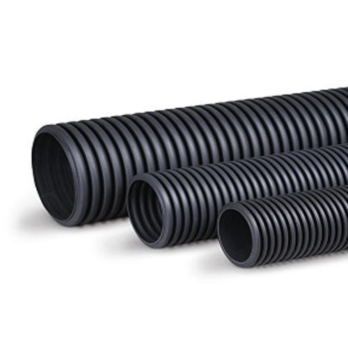 Black 200 Mm Hdpe Double Wall Corrugated Pipes