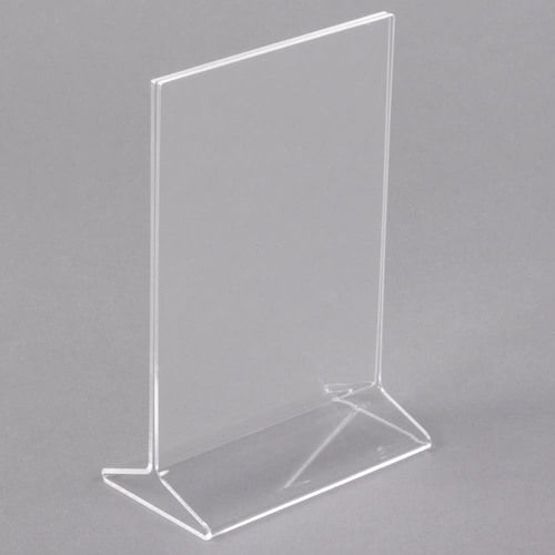 Clear Durable Acrylic Menu Stand