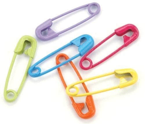 colored safety pins