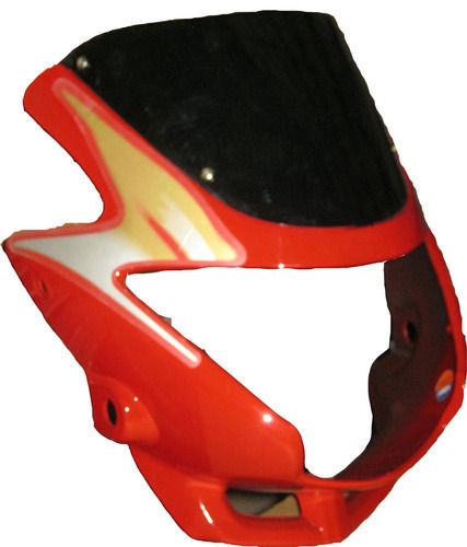 Glamour Red Headlight Visor