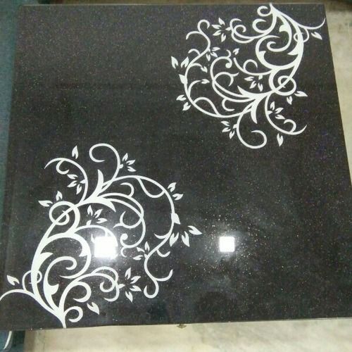 Black Designer Glass Center Table