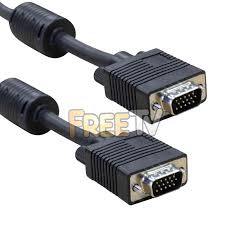 Black Male & Female Vga Cable