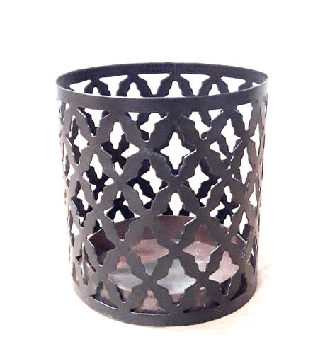 Iron Matt Black Finish Votive T-Light