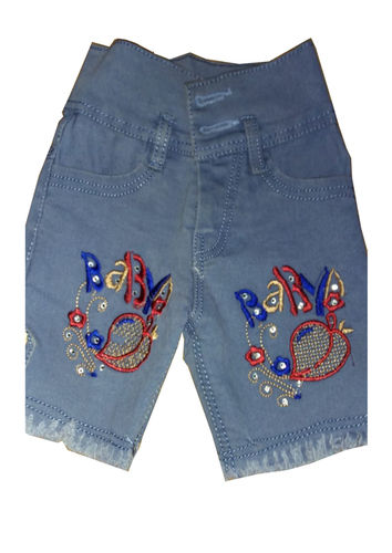 Trendy Design Ladies Short Jeans Age Group: 3 Years To 7 Years