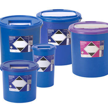 Blue Sharp Waste Container