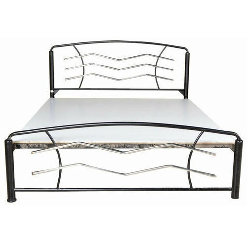 Designer Stainless Steel Double Bed