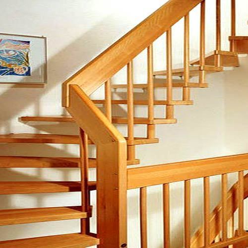 Designer Wooden Staircase Railing At Best Price In Noida