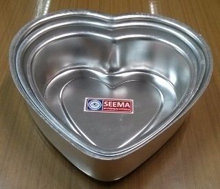 Heart Shape Cake Baking Trays