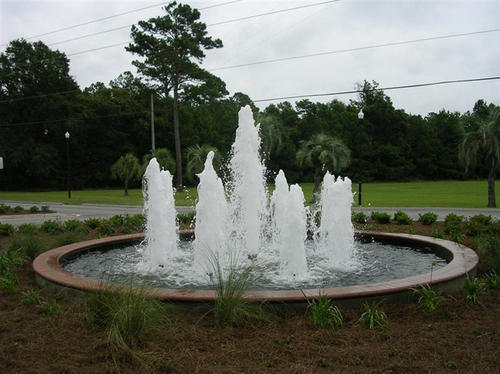 Outdoor Water Fountain Lighting: Multicolored Led Light