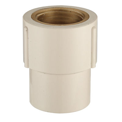 CPVC Female Threaded Adaptor - 1/2 Inch, 3/4 Inch, 1 Inch, 2 Inch Sizes | Ideal for Structure and Hydraulic Pipe Applications