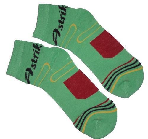 Green Color Ladies Ankle Socks