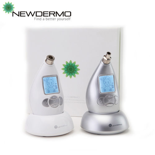 White And Silver Portable Microdermabrasion Machine (Newdermo)