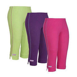 Ladies Plain Sports Capri