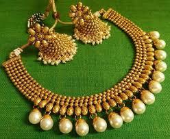 Designer Gold Necklace Set