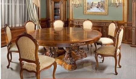 Wooden Round Dining Table Indoor Furniture