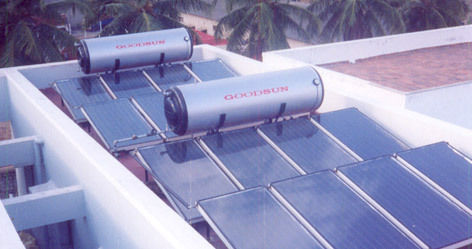 Commercial Solar Water Heater - Custom Designed Systems for Pressure and Heat Exchanger | Thermosyphon, Forced Circulation, Up to 85°C, Modular Aesthetic Solutions